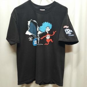 Vintage 2003 Dr Seuss The Cat In The Hat Official Movie Tshirt Adult Size Large